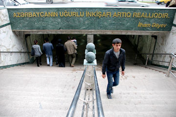 "Lo sviluppo dell'Azerbaigian è già una realtà" (Foto M. Ellena)