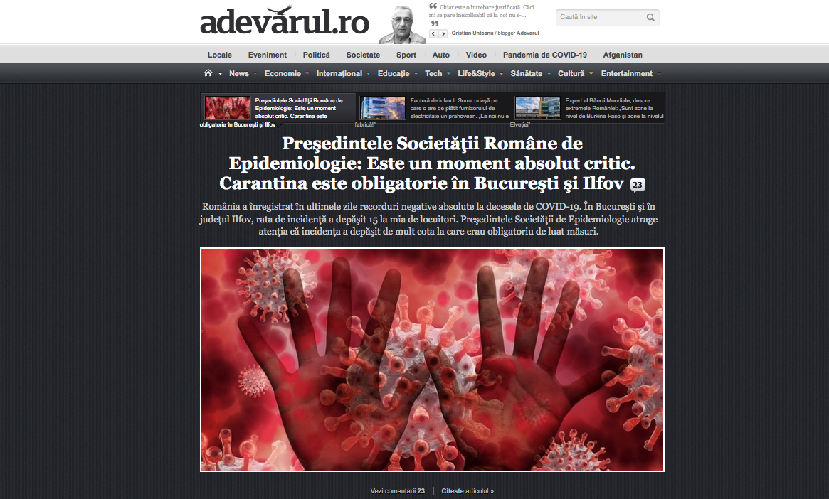 Romania-situazione-Covid-19-fuori-controllo