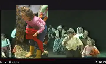 Selma Musić, ritratta in un frame del video TV Živinice