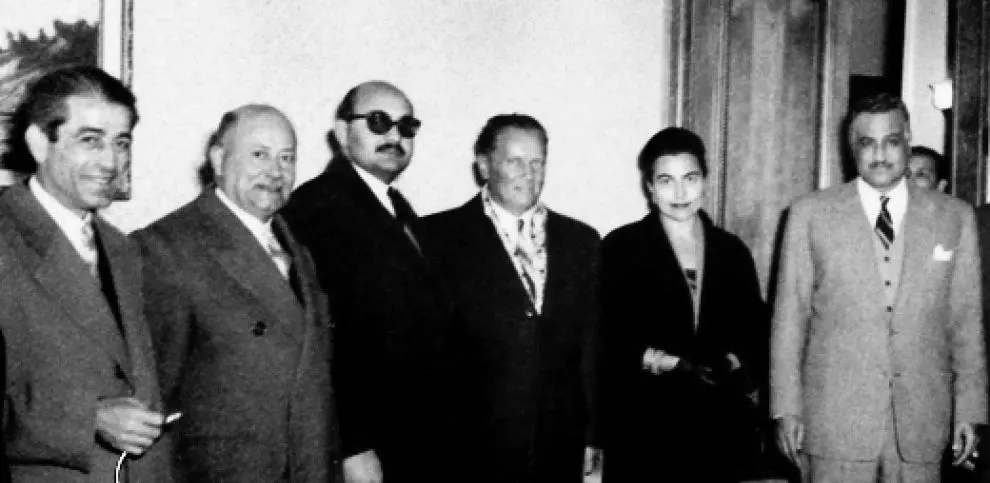 Tito ad Aleppo nel 1959, con la moglie Jovanka e altri leader del Movimento dei non allineati - Wikimedia Tito ad Aleppo nel 1959, con la moglie Jovanka e altri leader del Movimento dei non allineati - Wikimedia