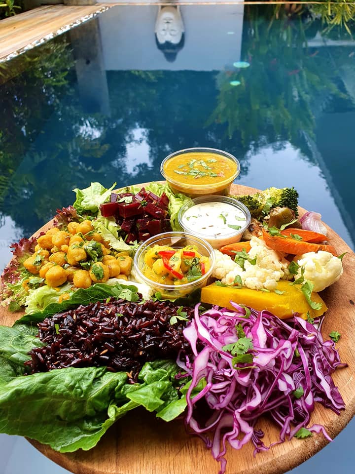 Un piatto del Vegan Villa