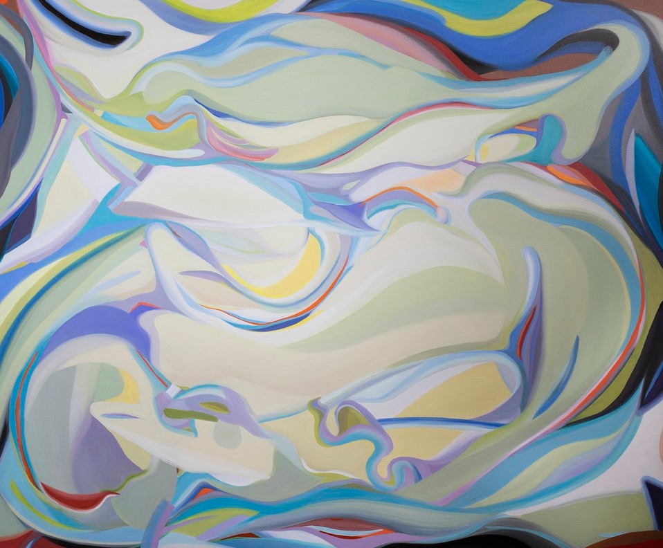 Gala Bell, Anatomy of the Ear or Spiral of the Solar Plexus. Oil on canvas, 150 x 180 cm. Gala Bell, Anatomy of the Ear or Spiral of the Solar Plexus. Oil on canvas, 150 x 180 cm.