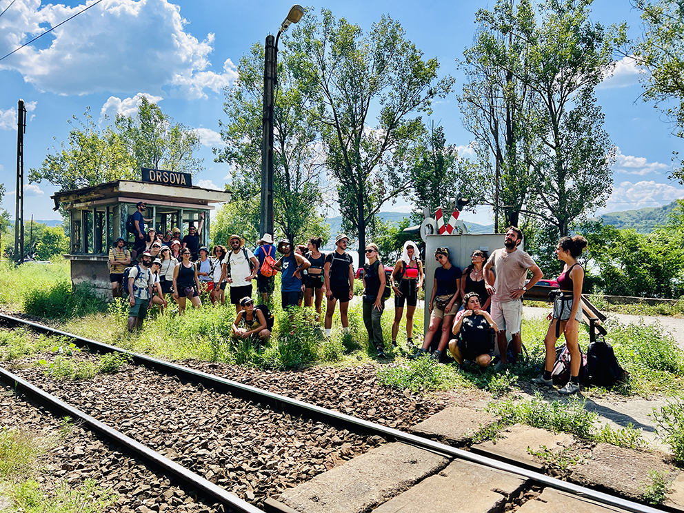 Arrivo nei pressi della stazione di Orsova - Foto Vince Cammarata @Fosphoro