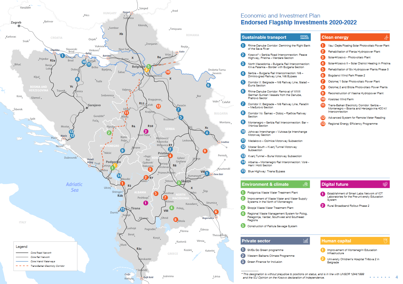 map of the flagship projects map of the flagship projects