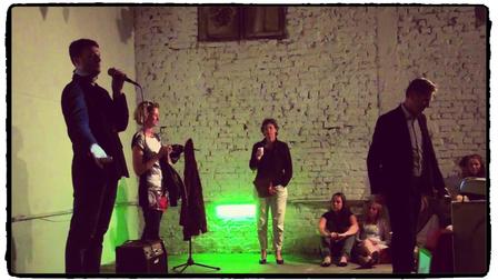 Un evento nell'ex sede del Tirana Ekspress Un evento nell'ex sede del Tirana Ekspress