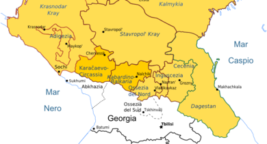 mappa Caucaso