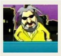 Una versione cartoon di Milenko Nedelkovski con cui lui stesso si presenta ai fan sulla pagina facebook del suo programma tv Una versione cartoon di Milenko Nedelkovski con cui lui stesso si presenta ai fan sulla pagina facebook del suo programma tv