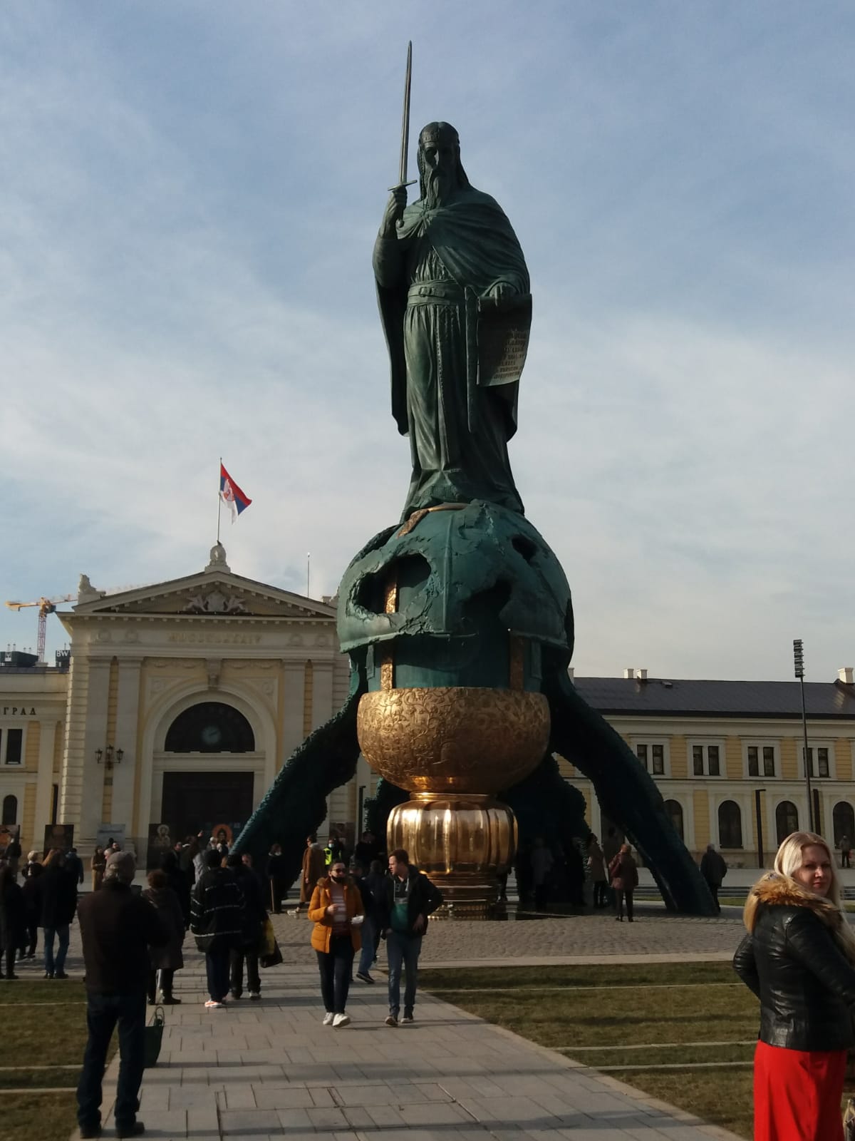 Il monumento a Stefan Nemanja (foto N. Dotto)
