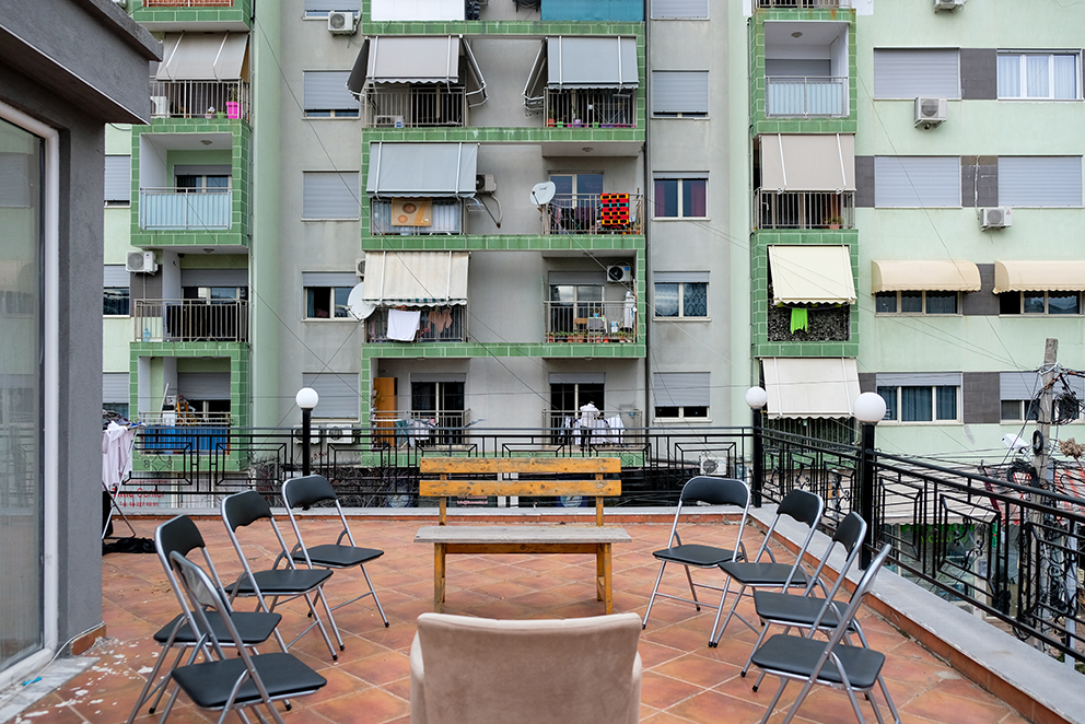 Terrazzo del centro Tek Bunkeri (foto Tek Bunkeri)