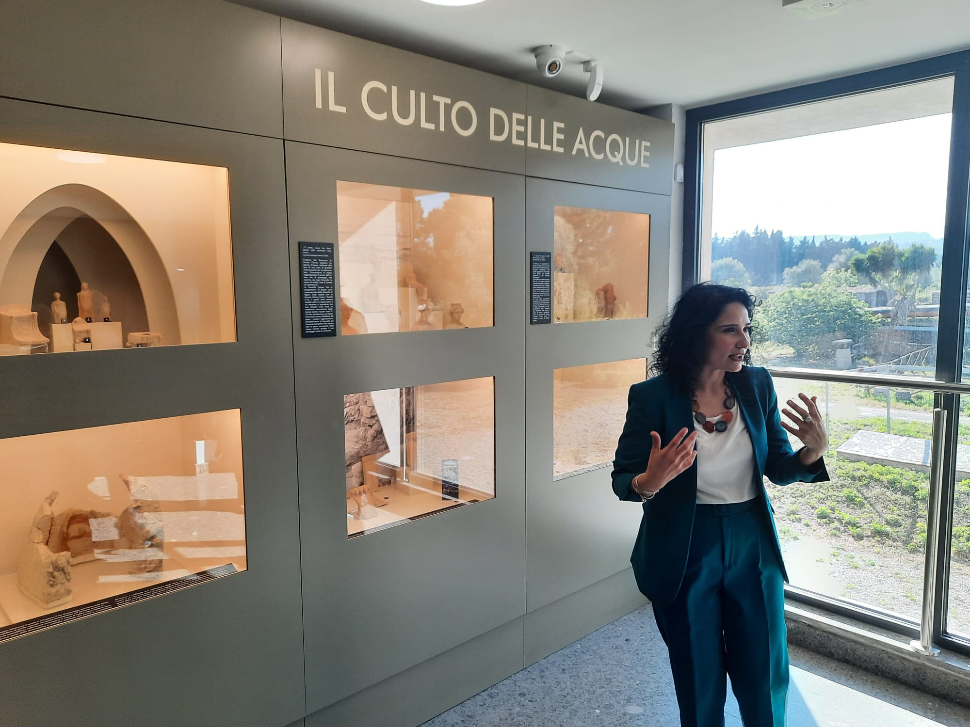 Elena Triunfo, la direttrice del Museo e Parco archeologico nazionale di Locri (Foto G. Vale) Elena Triunfo, la direttrice del Museo e Parco archeologico nazionale di Locri (Foto G. Vale)