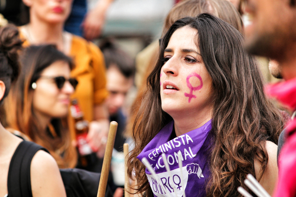 Manifestazione femminista durante l'8 marzo © Sonia Bonet/Shutterstock