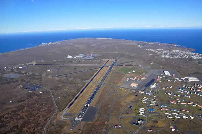 L'area di Reykjanesbær e dell'aeroporto di Keflavik in Islanda (foto: SuperJet International/Flickr)