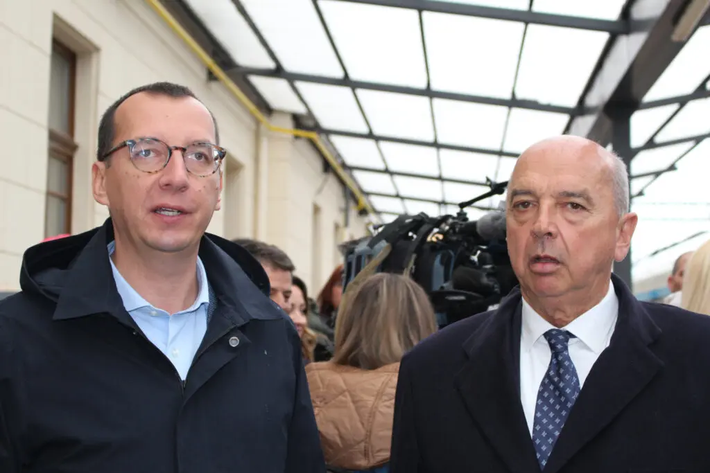 Gradonačelnici Rijeke i Trsta, Marko Filipović i Roberto Dipiazza – foto N. Corritore