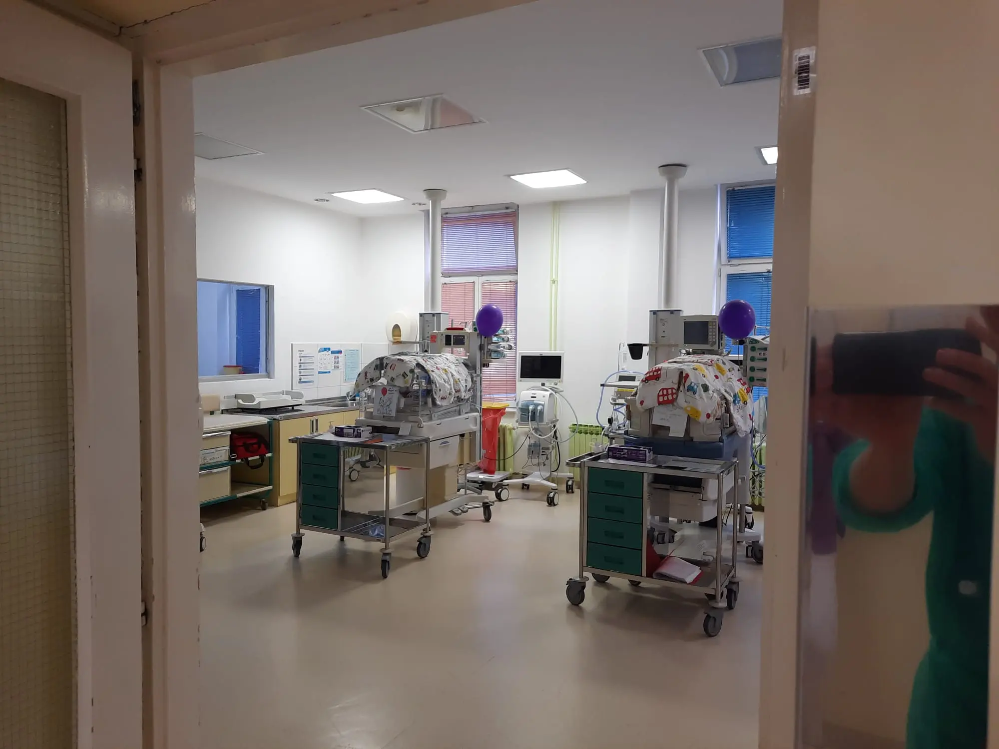 Il reparto di terapia intensiva neonatale, Sveti Duh, Zagabria (Foto. G. Vale) Il reparto di terapia intensiva neonatale, Sveti Duh, Zagabria (Foto. G. Vale)