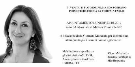 Un appuntamento oggi a Roma a sostegno della libertà dei media