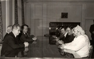 Colloqui tra Ceaușescu ed Arafat, dicembre 1976 © Fotografia #LA343