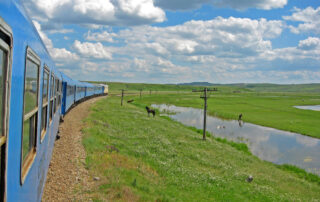 Un treno nella campagna romena © mishu88/Shutterstock