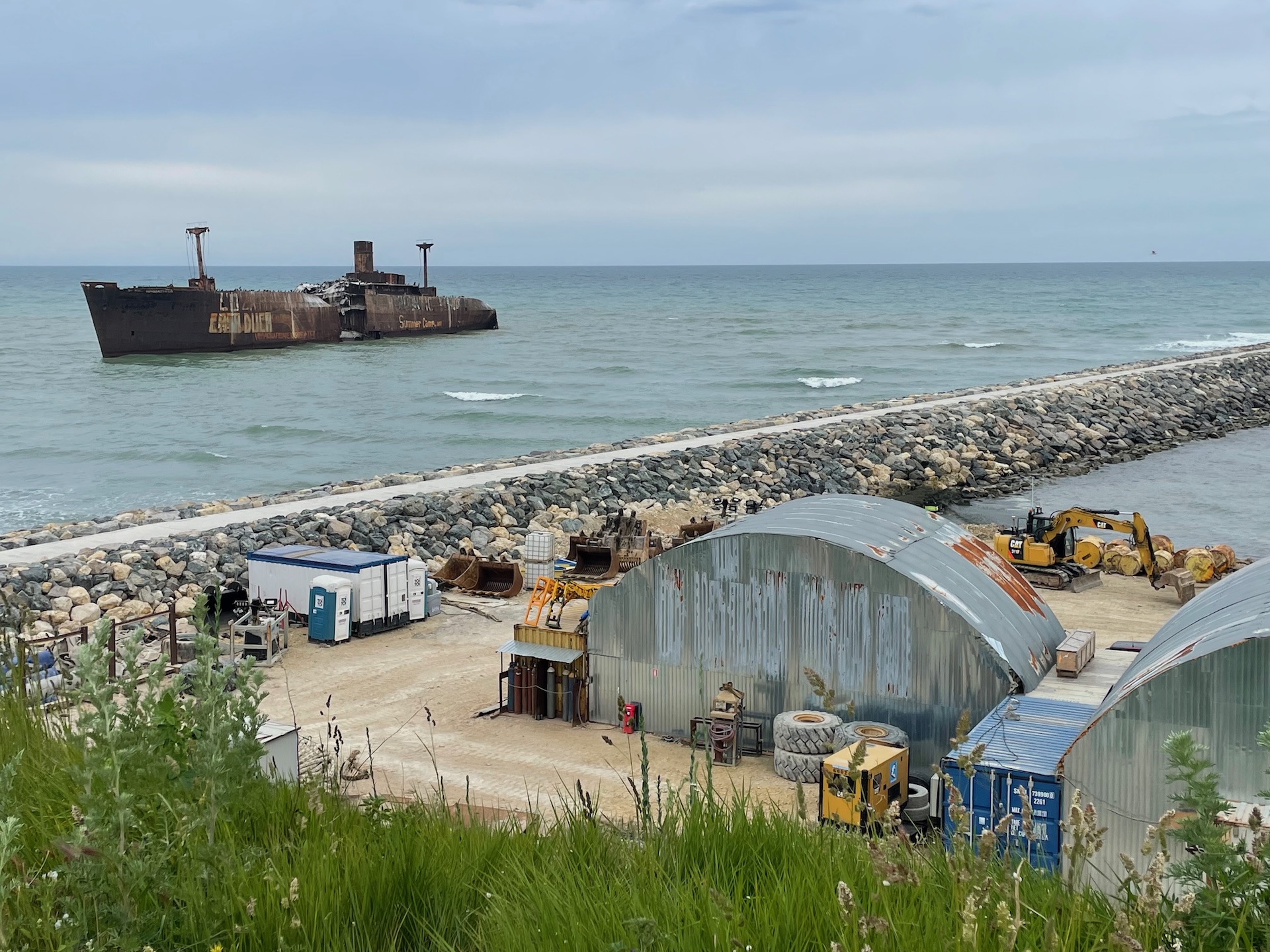 The Evangelia shipwreck The Evangelia shipwreck