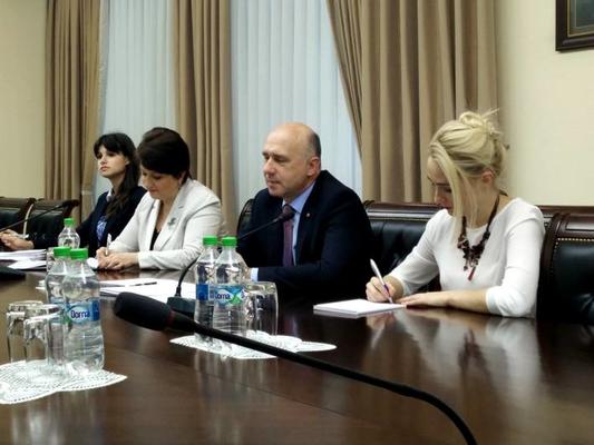 Il primo ministro Pavel Filip (foto P. Bergamaschi)