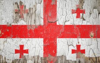 Bandiera della Georgia © zmotions/shutterstock
