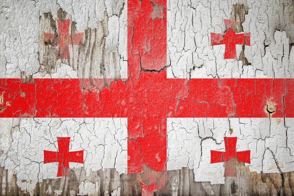 Bandiera della Georgia © zmotions/shutterstock