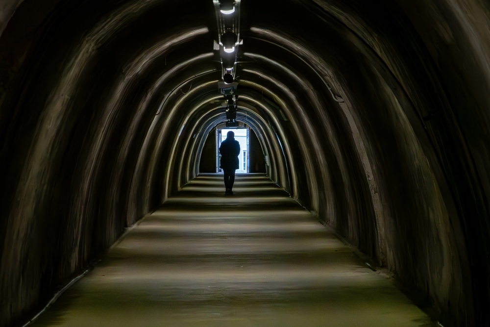 Il Tunnel Grič, rifugio antiaereo della Seconda guerra mondiale, a Zagabria. © Alexanderstock23/Shutterstock