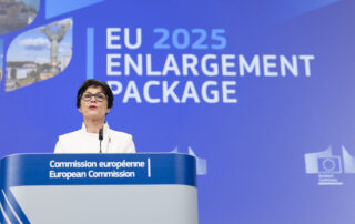 La commissaria per l'Allargamento Marta Kos © Unione europea