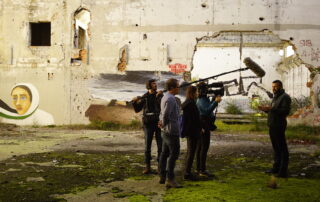 Sul set di Souvernirs of War © Helios Sustainable Films