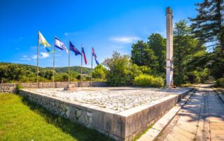 Il memoriale di Kampor, Rab, Croazia © xbrchx/Shutterstock