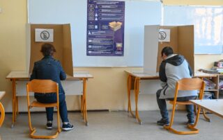 Durante le elezioni a Banja Luka, RS, BiH © Ajdin Kamber/Shutterstock