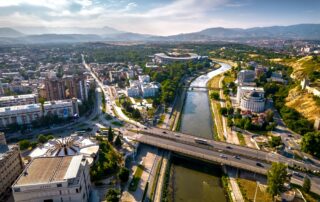 Skopje, Macedonia del Nord © Vaidotas Grybauskas/Shutterstock