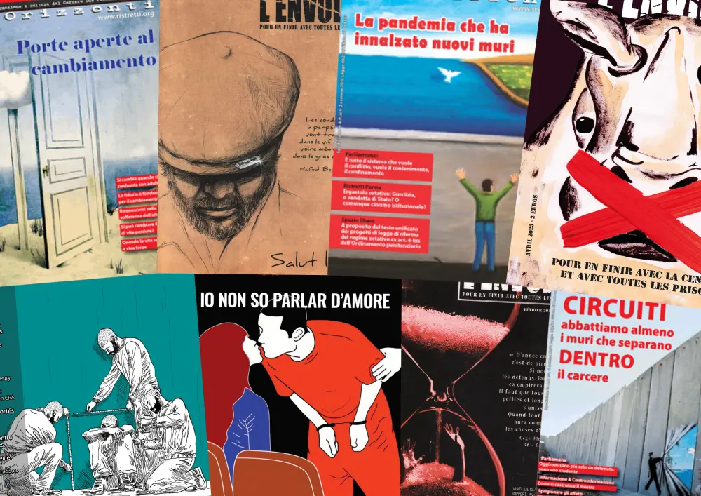 copertine di riviste carcerarie