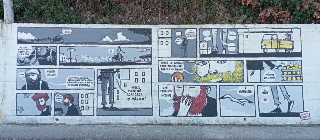 Un murales a San Menaio © Fabio Fiori