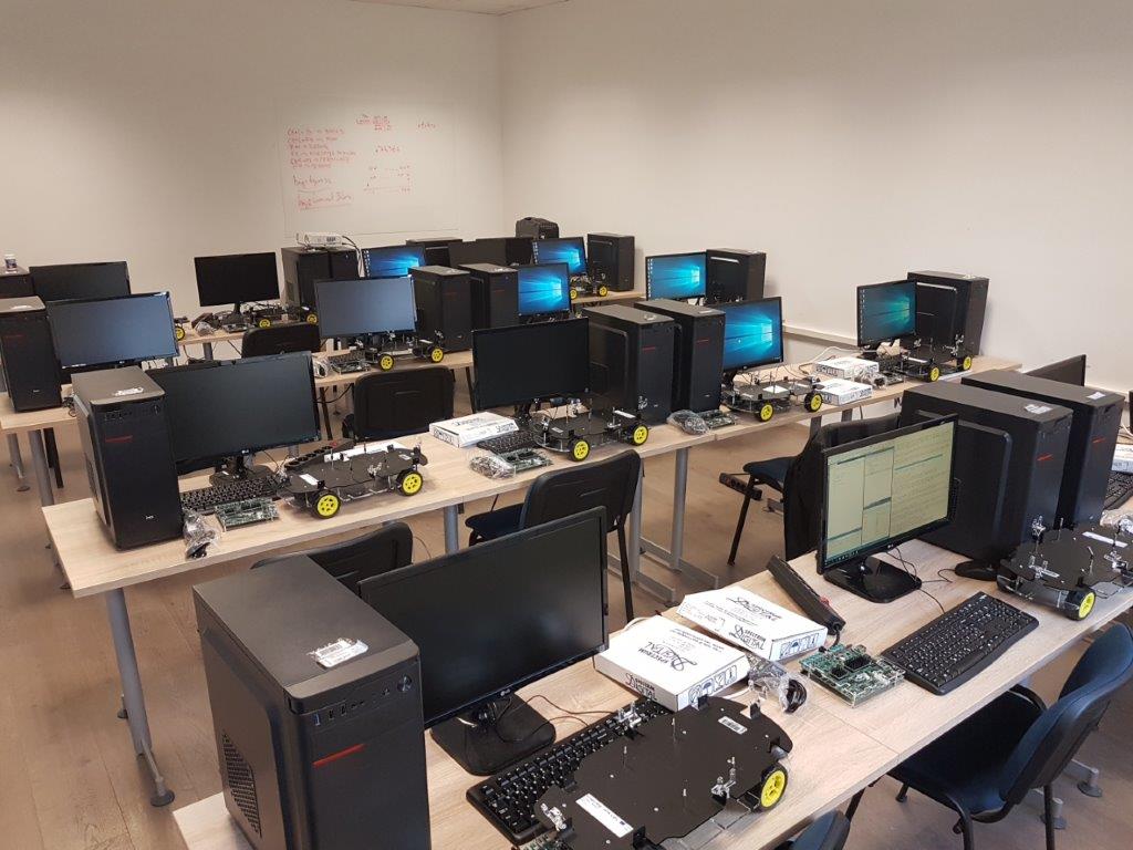 Lab for image and video processing in automotive apps – 3 The laboratory funded by the Drive project in Osijek. © Photo: FERIT