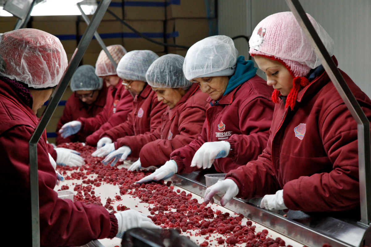 Operaie della Cooperativa Insieme di Bratunac © foto di Mario Boccia