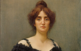 Elisa Zonaro in un ritratto del marito Fausto - Wikipedia Commons