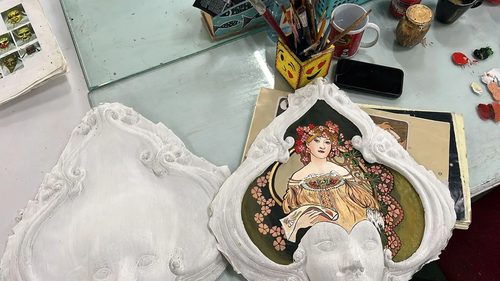 Nell'atelier. Foto: Venice Art Mask Factory