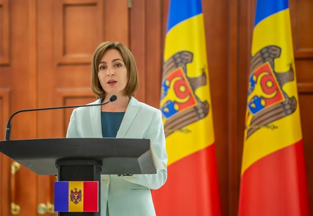 La presidente della Moldova Maia Sandu © Victor Mogyldea / Shutterstock