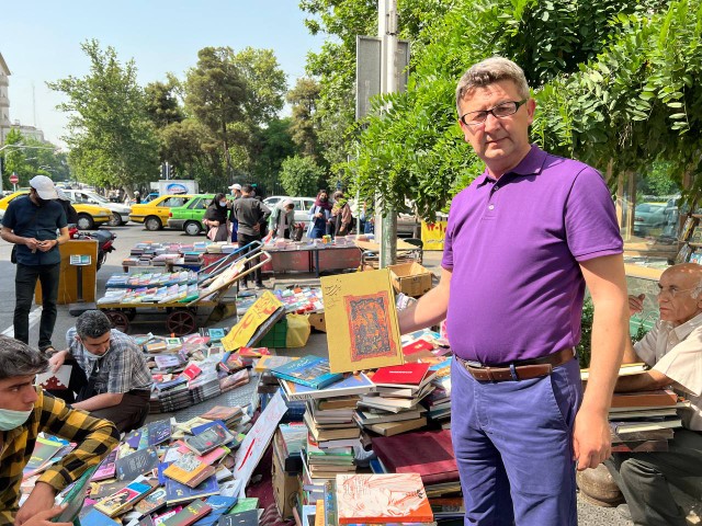 Il professor Elvir Musić a Teheran, Iran - Foto archivio privato