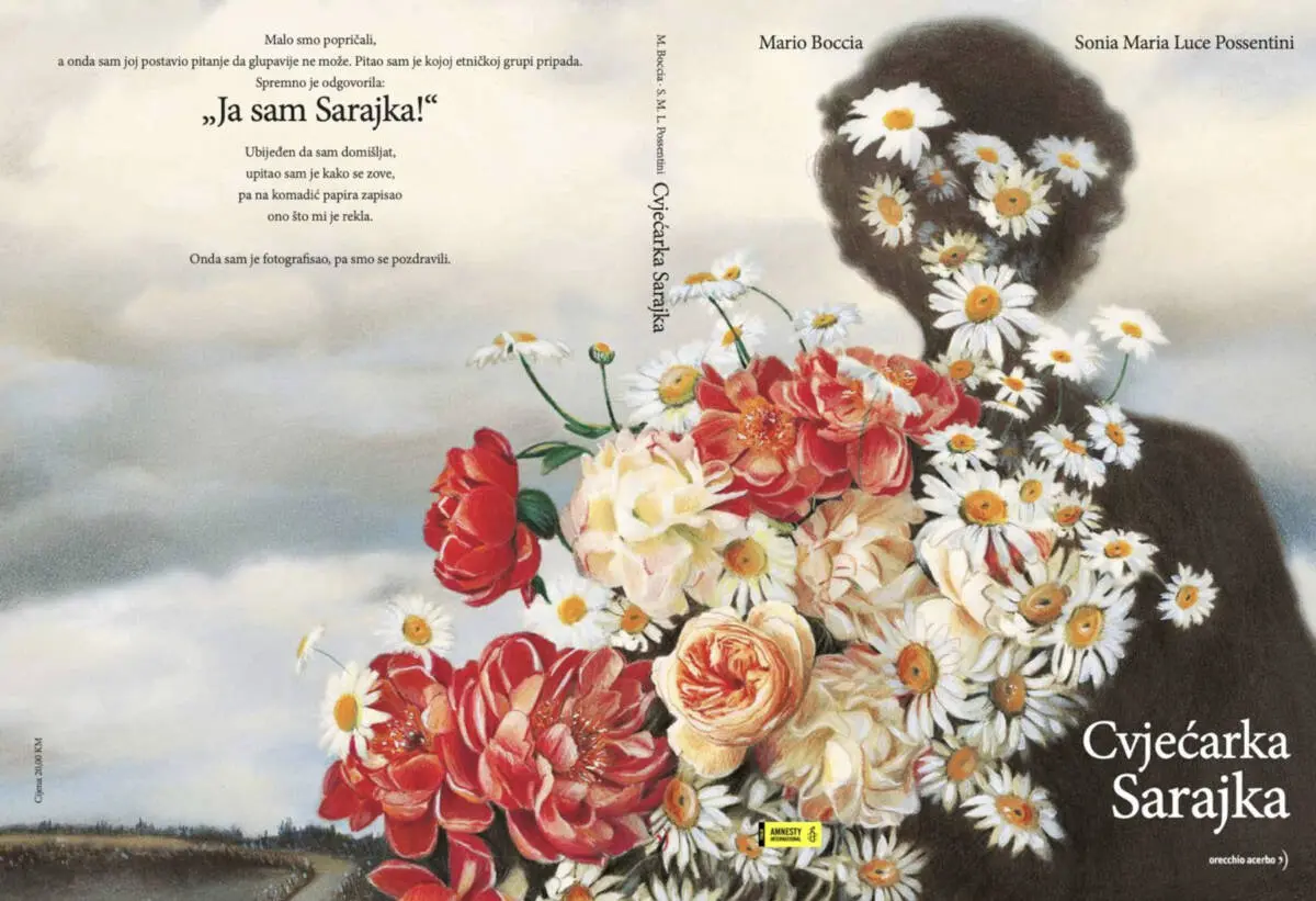 La Fioraia di Sarajevo, copertina della versione bosniaca © Obrazovanje gradi BiH