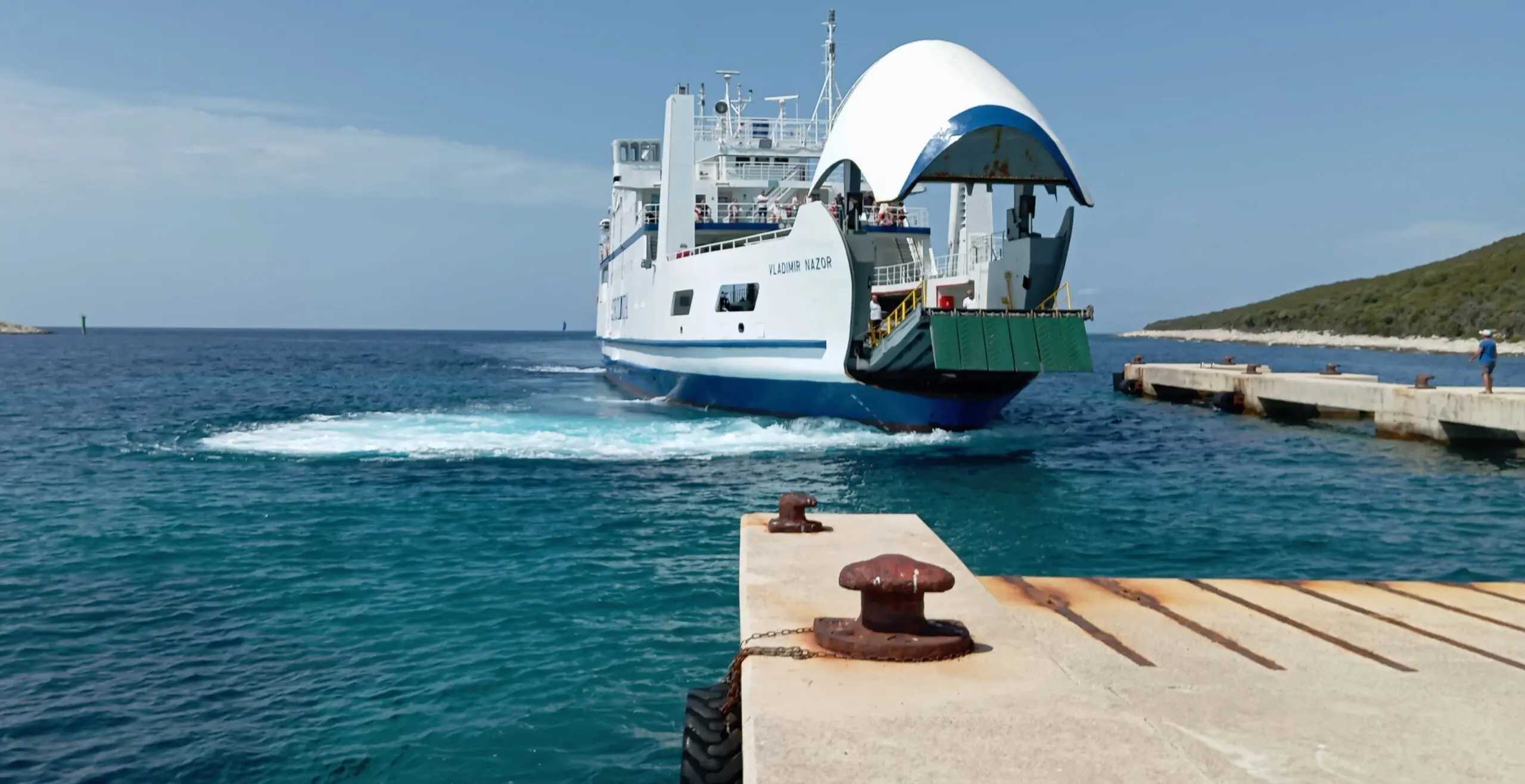 Premuda, Croazia. Traghetto della Jadrolinija - Foto F. Fiori