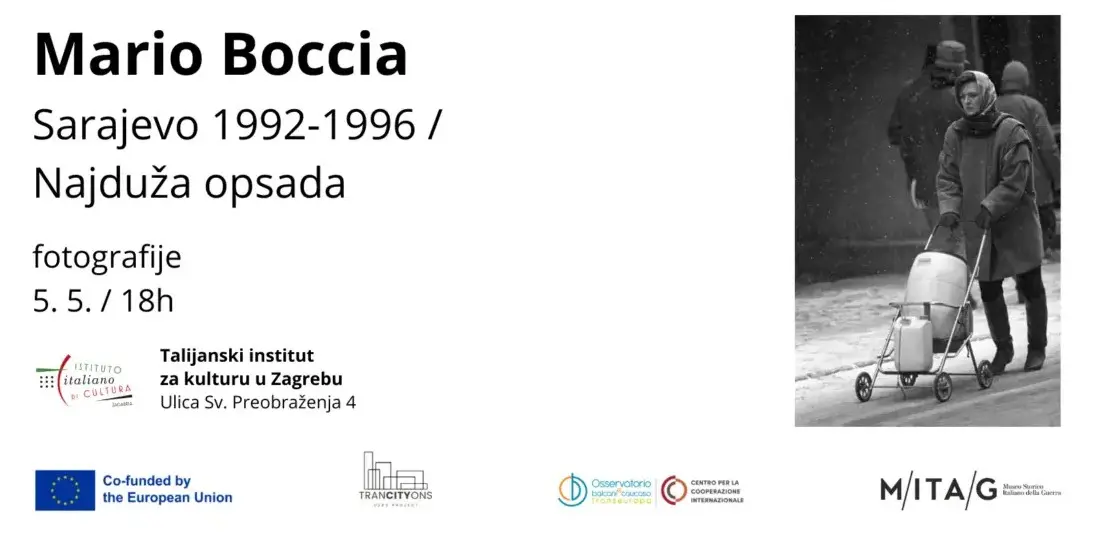 Copertina mostra Mario Boccia a Zagabria