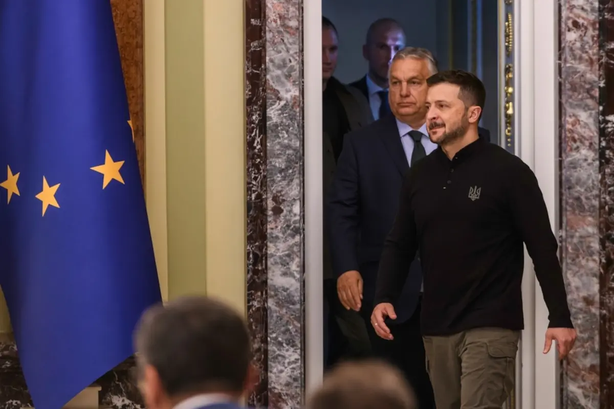 Orbán e Zelenskiy a Kyiv, 2024 © Paparazza/Shutterstock