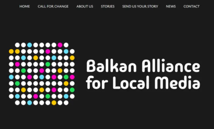 Dal sito di Balkan Alliance for Local Media - web