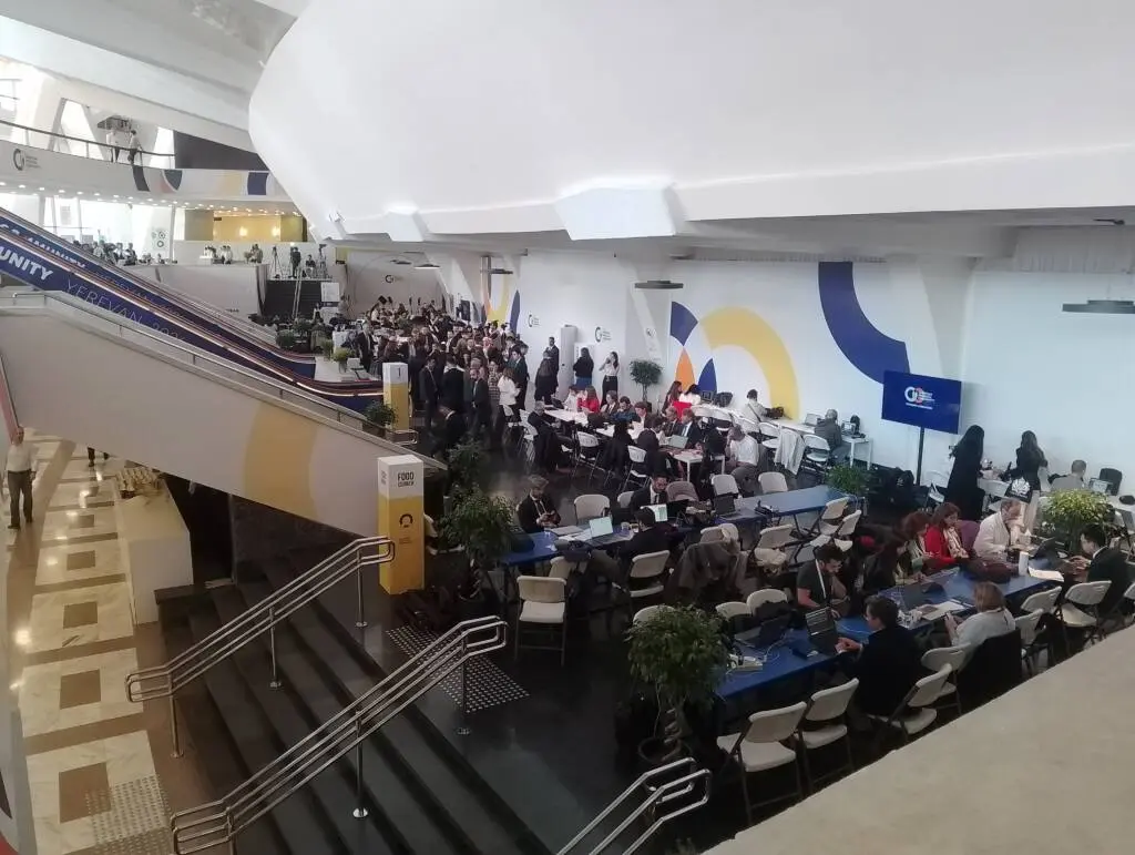 La sala stampa del vertice