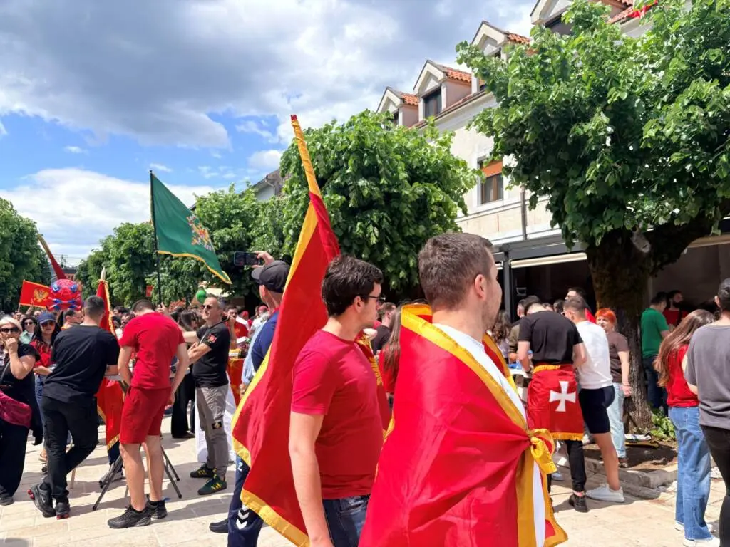 Festeggiamenti per l'anniversario dell'indipendenza a Cetinje, Montenegro, 21 maggio 2026 - Foto F. Bortoletto
