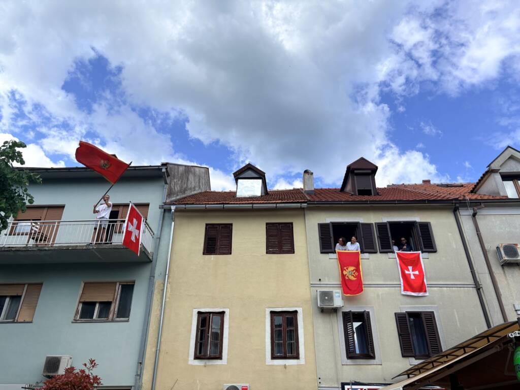 Festeggiamenti per l'anniversario dell'indipendenza a Cetinje, Montenegro, 21 maggio 2026 - Foto F. Bortoletto