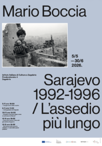 La locandina della mostra a Zagabria