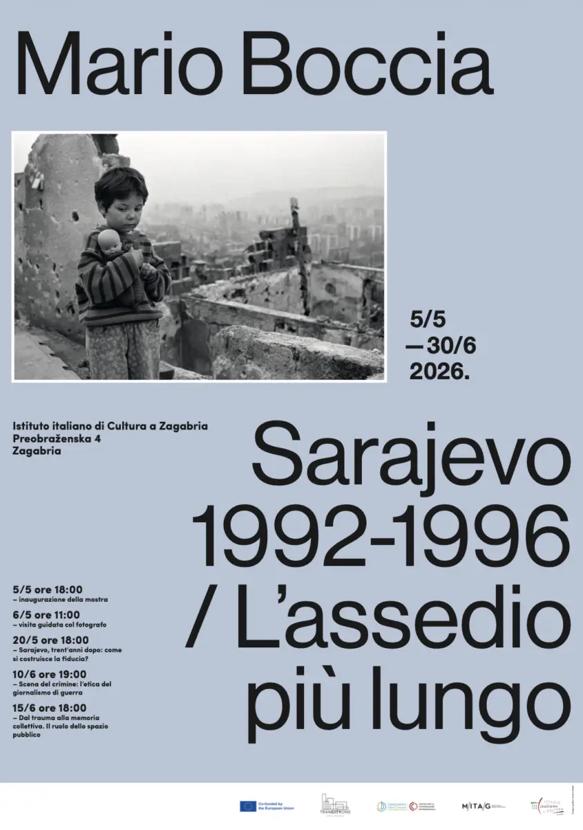 La locandina della mostra a Zagabria