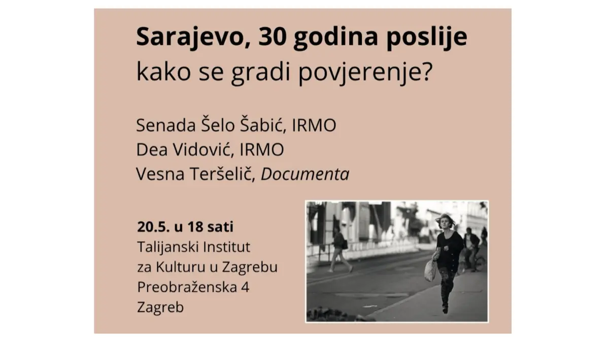 Invito mostra Zagabria evento 20.5.2026.